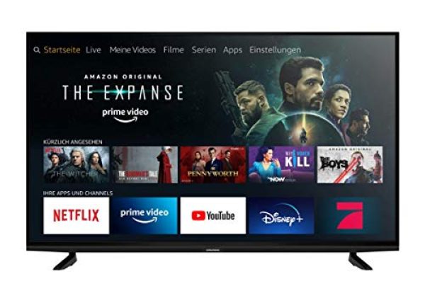 Grundig Vision 8 - Fire TV (49 VAE 80) 123 cm (49 Zoll) Fernseher (Premium Ultra HD, Alexa-Sprachsteuerung, HDR) [Modelljahr 2020]