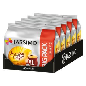 TASSIMO Kapseln Morning Café XL Big Pack T Discs 5x21 Getränke Kaffeekapseln