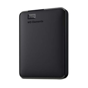 WD Elements™ Portable externe Festplatte 5 TB (USB 3.0-Schnittstelle, Plug-and-Play, kompakt und leicht) schwarz