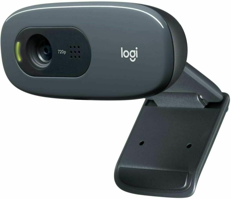 Logitech Logi C270 HD USB Webcam 720p 60°Sichtfeld Mikrofon MonitorClip Mikrofon