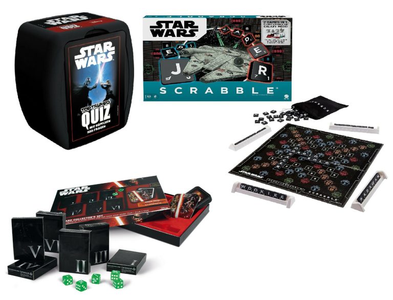 Star Wars Bundle - Scrabble & Top Trumps - Quiz & Spielkarten - Collectors Set
