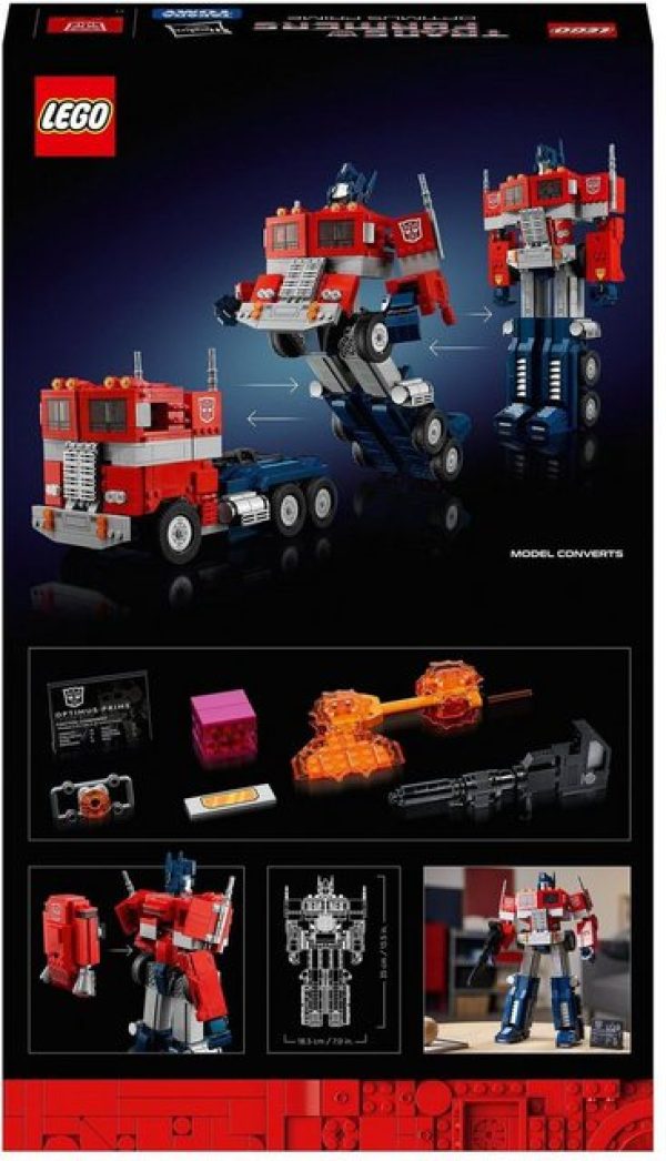 LEGO® Konstruktionsspielsteine »Optimus Prime (10302), LEGO® Icons«, (1508 St), Made in Europe