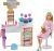 Barbie GJR84 – Wellness Gesichtsmasken Spielset, Barbie-Puppe (blond), Hündchen, Spa-Station, Barbie-Knete, +10 Zubehörteilen, Spielzeug Geschenk für Kinder von 3 bis 7 Jahren