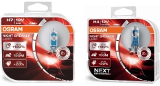 OSRAM H7 H4 NIGHT BREAKER LASER Halogen Glühbirnen 150 % Mehr Helligkeit 12 V